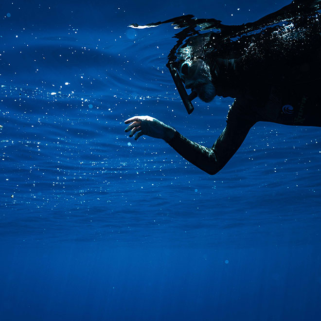 Een vorming van microplastic