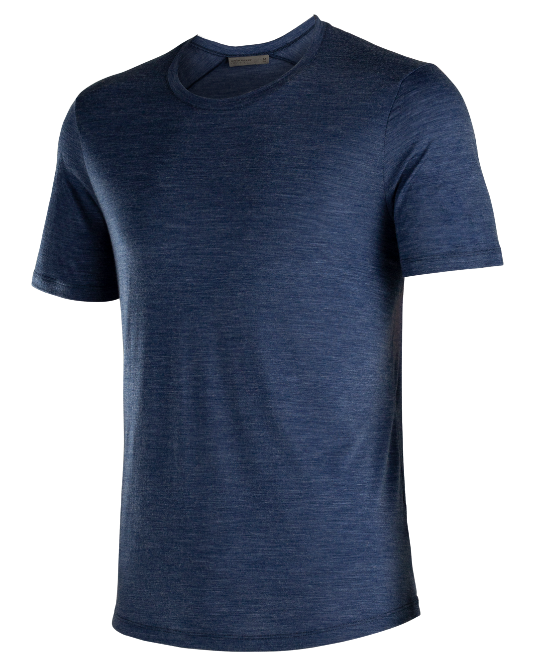 ”男款Cool-Lite™海军蓝美丽诺羊毛Sphere短袖圆领T恤”