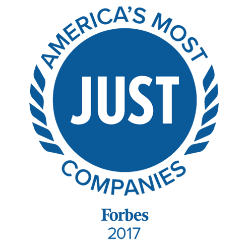 Americas most just companies Forbes logo
