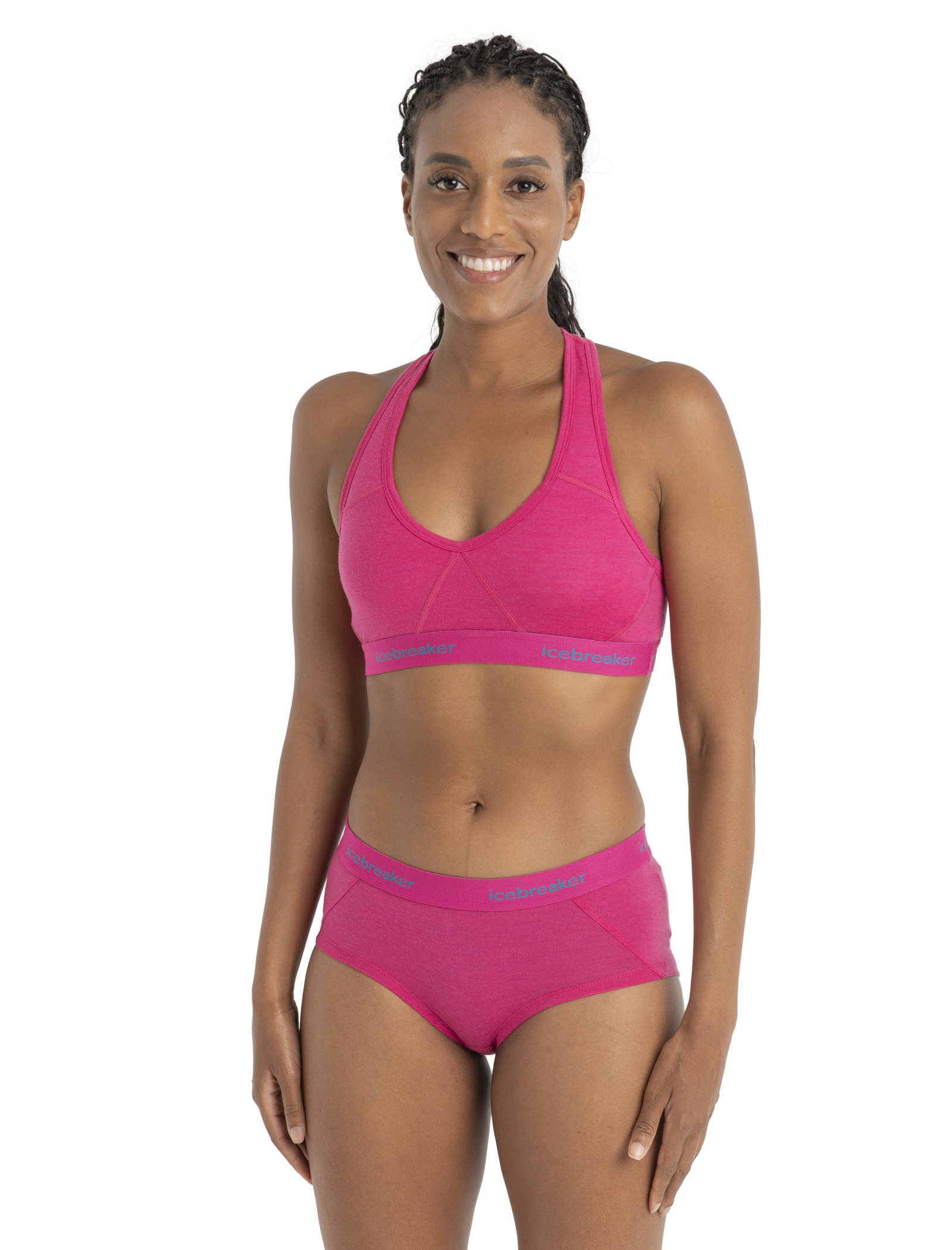 Lot of 3 American Apparel Knockout Pink Forward Racerback Sports