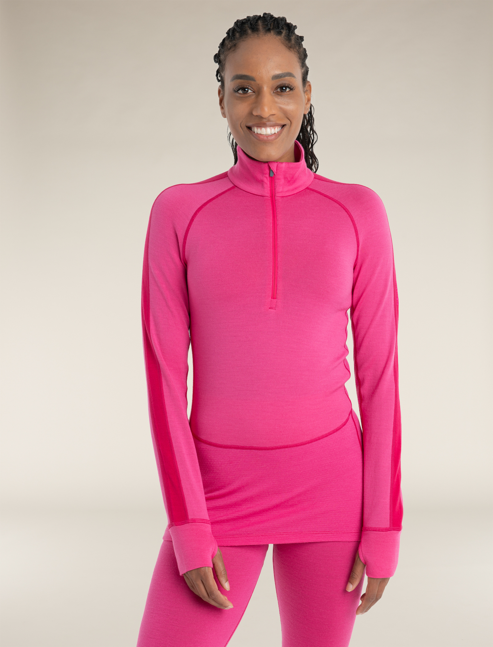 260 ZoneKnit™ Merino Long Sleeve Half Zip Thermal Top - Icebreaker (US)