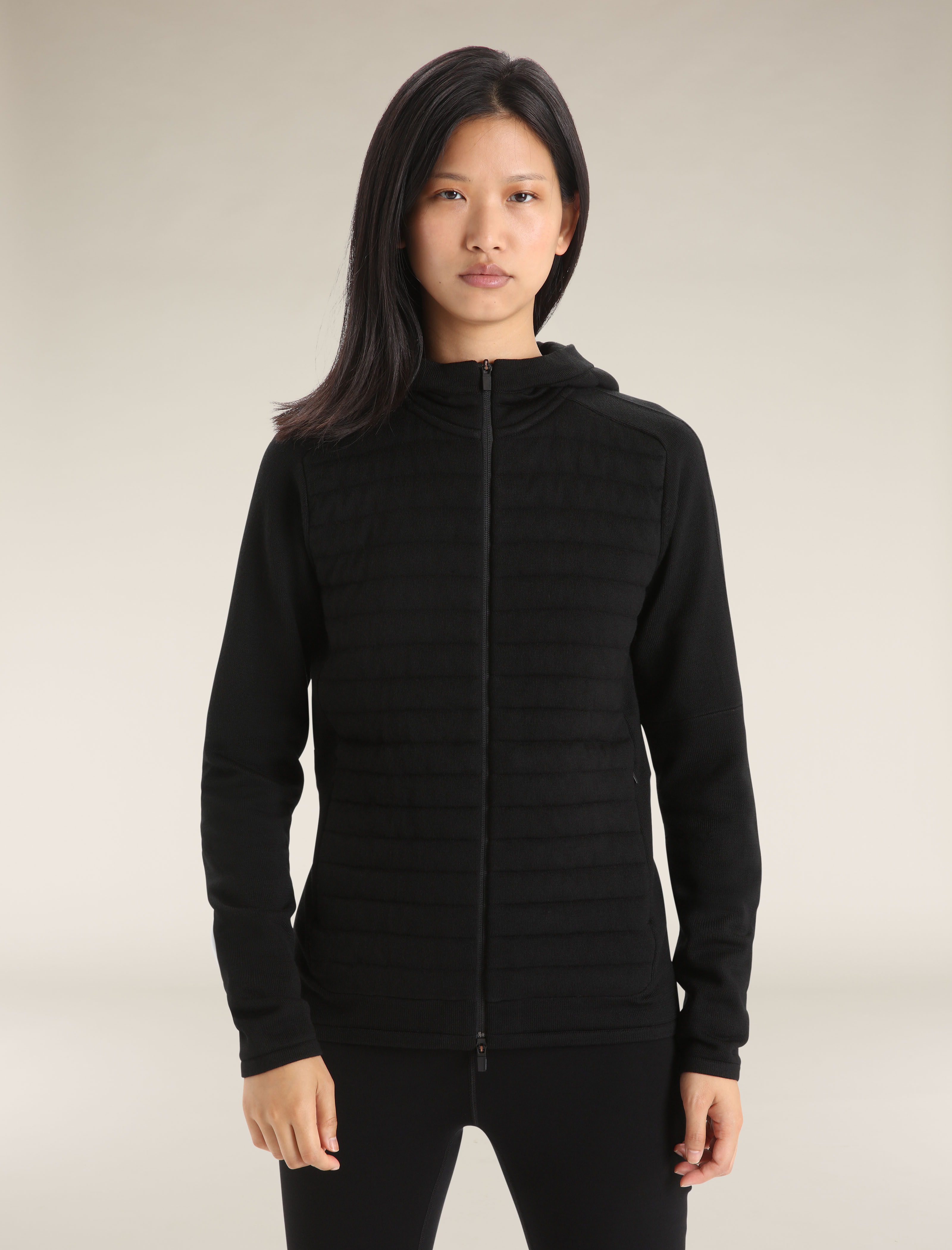 Quilted Zip-Up Hoodie - Women - Ready-to-Wear