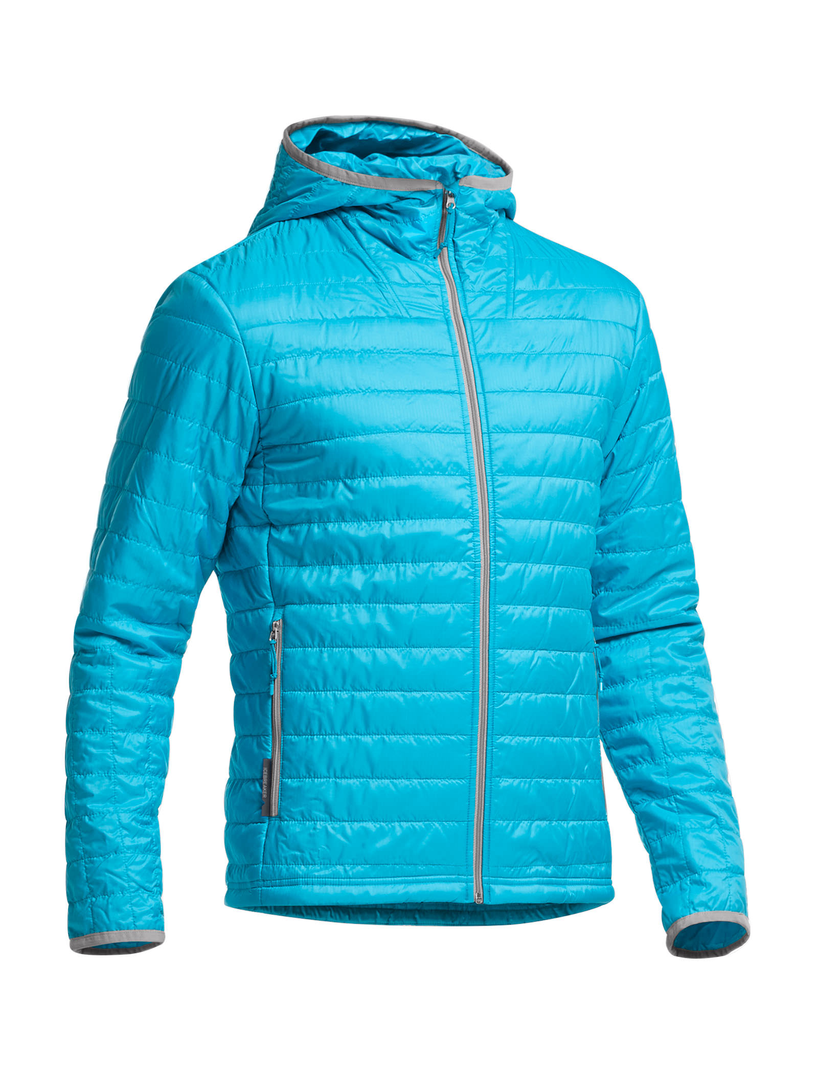 ICEBREAKER MerinoLOFT Helix LS Fraser Peaks Zip Hooded