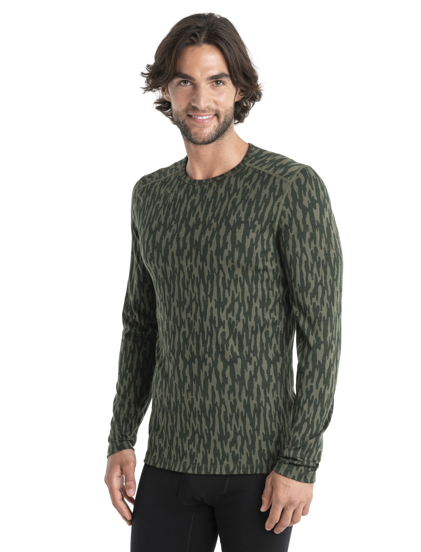 Merino 200 Oasis Long Sleeve Thermal Top Glacial Flow Icebreaker