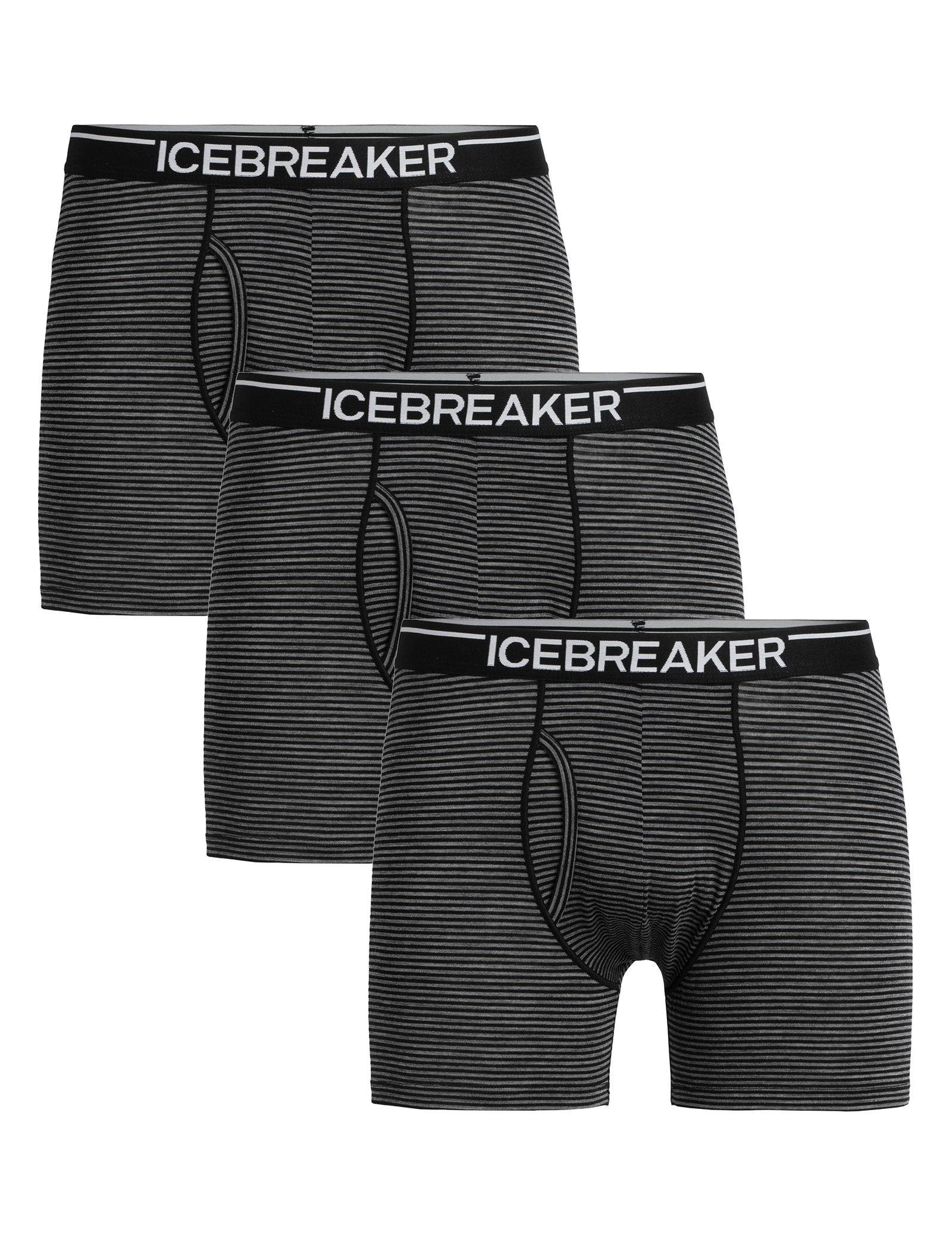 Boxer shorts Calvin Klein Cotton Stretch Trunk 3-Pack Black/ Wild Aster/  Grey Heather/ Artic Green WB