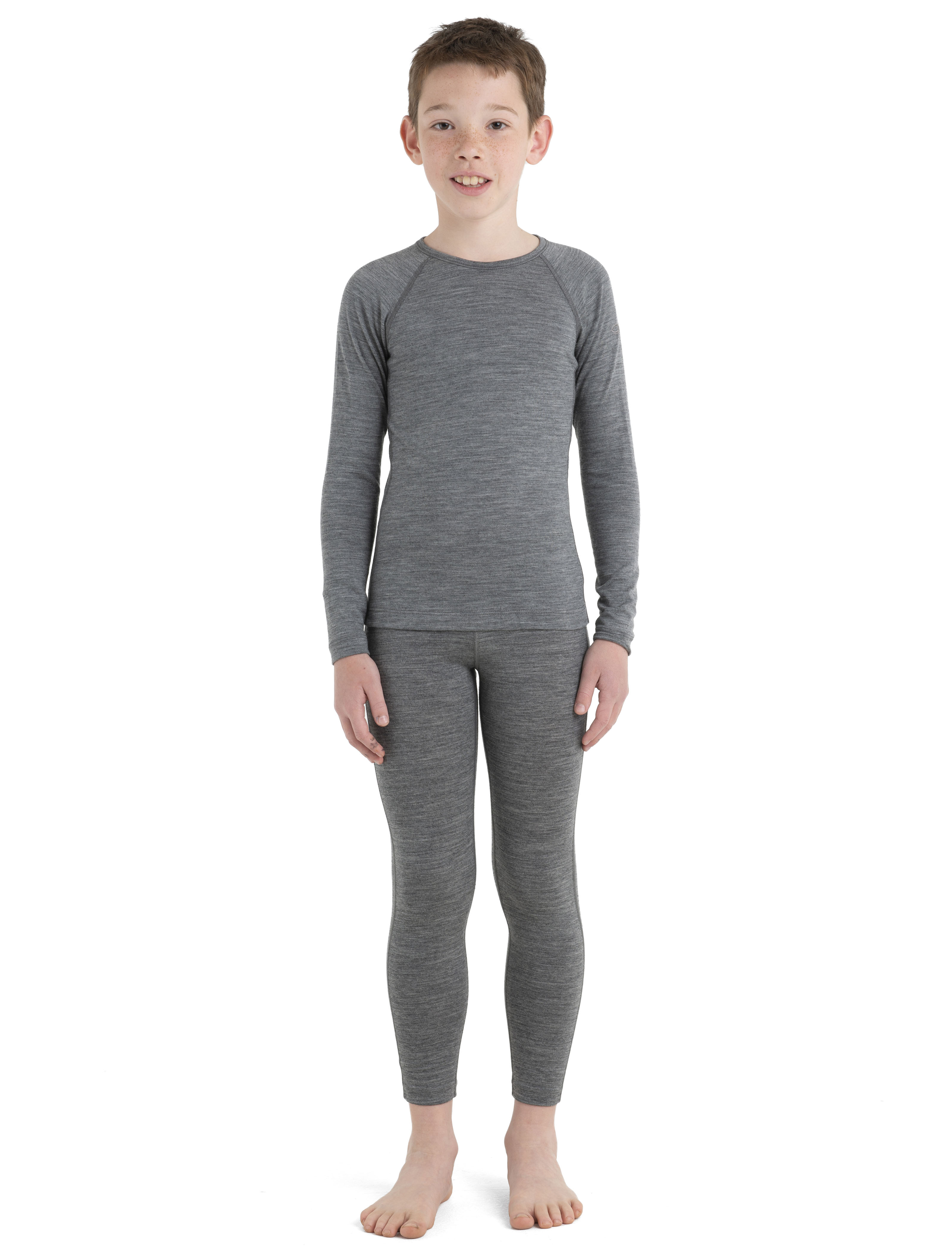 Kids Merino Wool Base Layer, Leggings, Deep Blue – Woolino