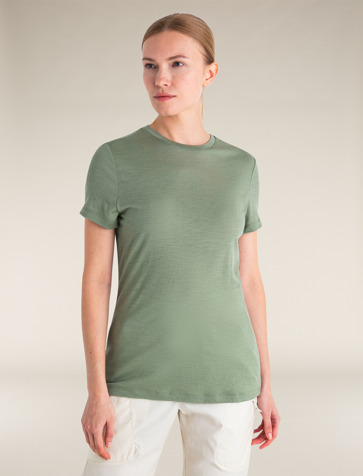 (取寄) アイスブレイカー レディース 150 テック ライト 3 ショート スリーブ ティー Icebreaker women 150 Tech Lite III Short Sleeve Tee Lichen Women's Merino 150 Tech Lite III T-Shirt | icebreaker