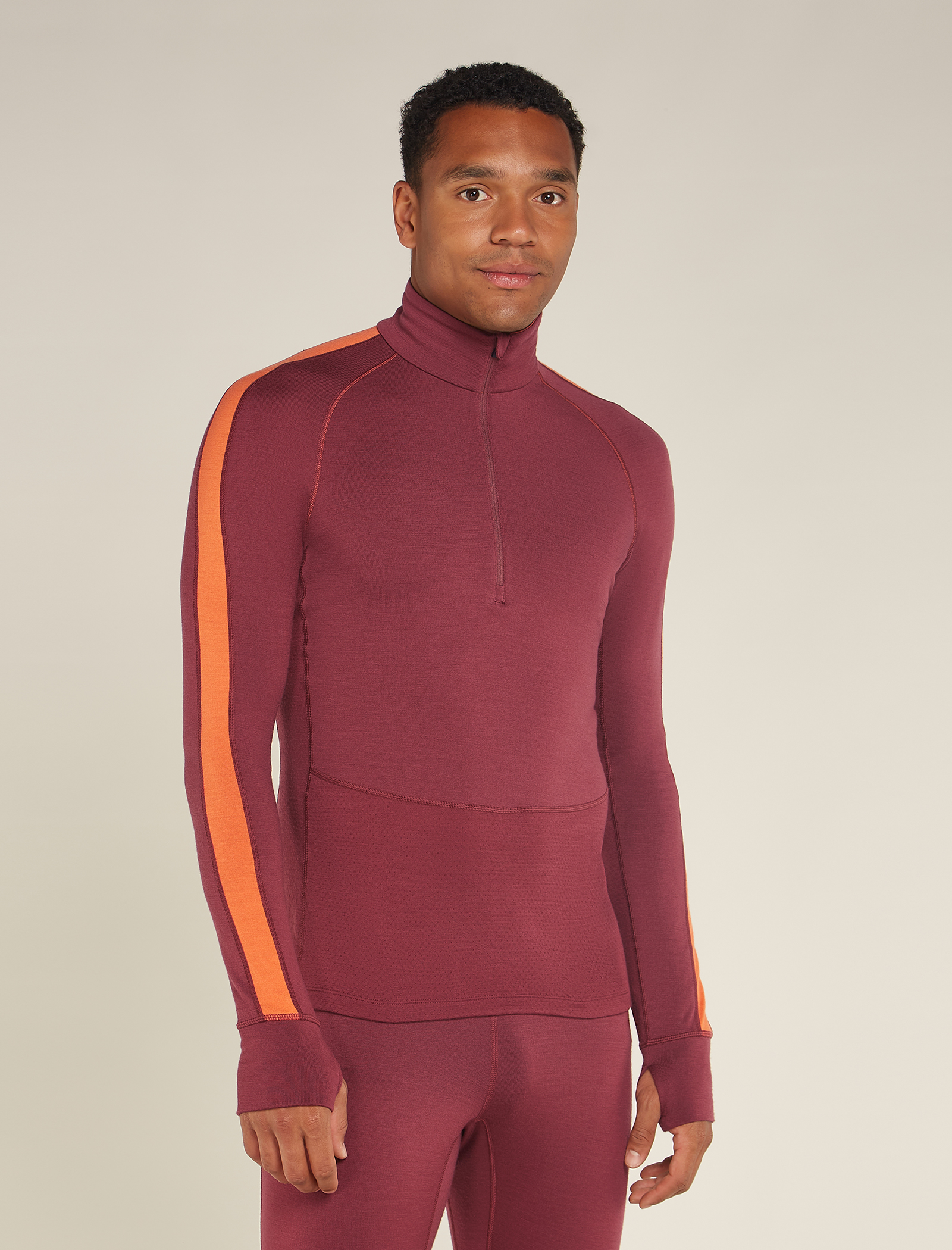 Men's 260 ZoneKnit™ Merino Long Sleeve Half Zip Thermal Top