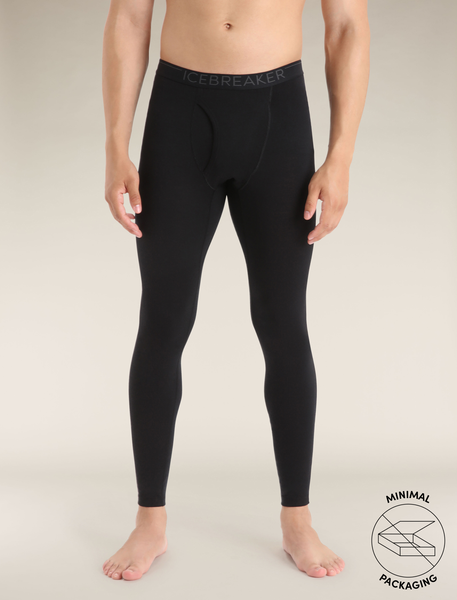 ⭐️[アイスブレーカー] M200 OASIS LEGGINGS  ブラックS⭐️ Merino 200 Oasis Leggings with Fly - Icebreaker (US)