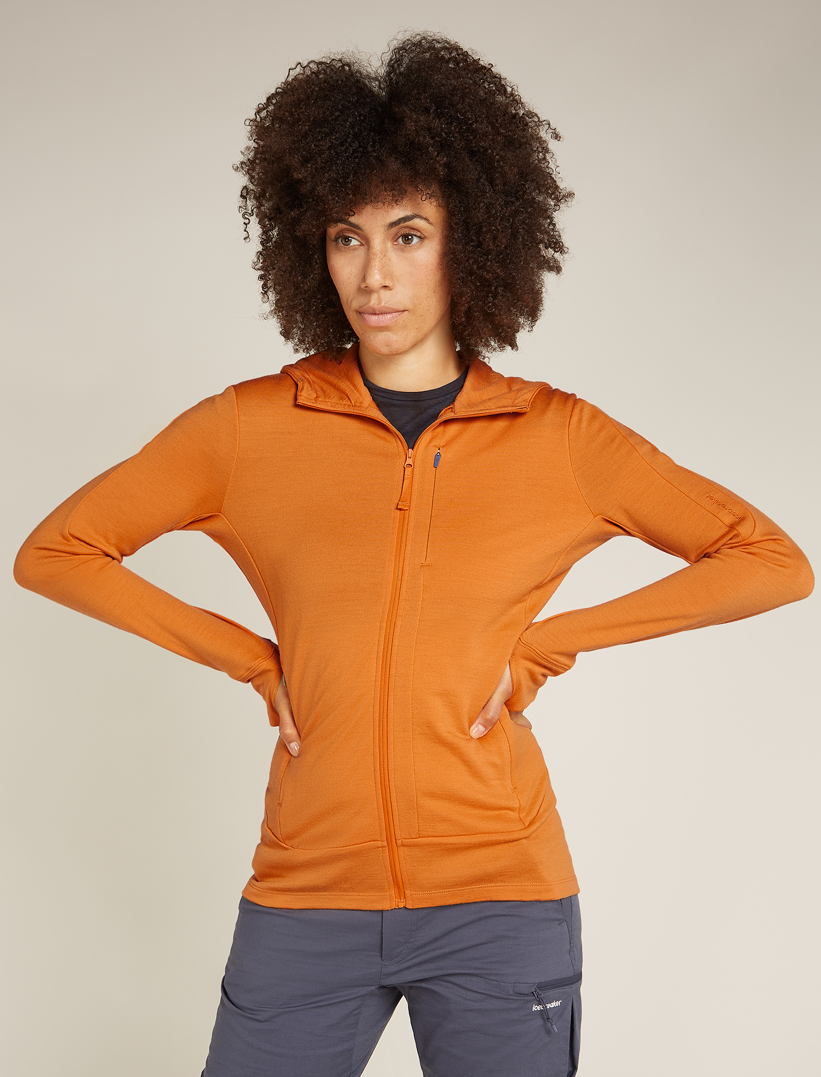 Women s Merino 260 Quantum Long Sleeve Zip Hoodie icebreaker
