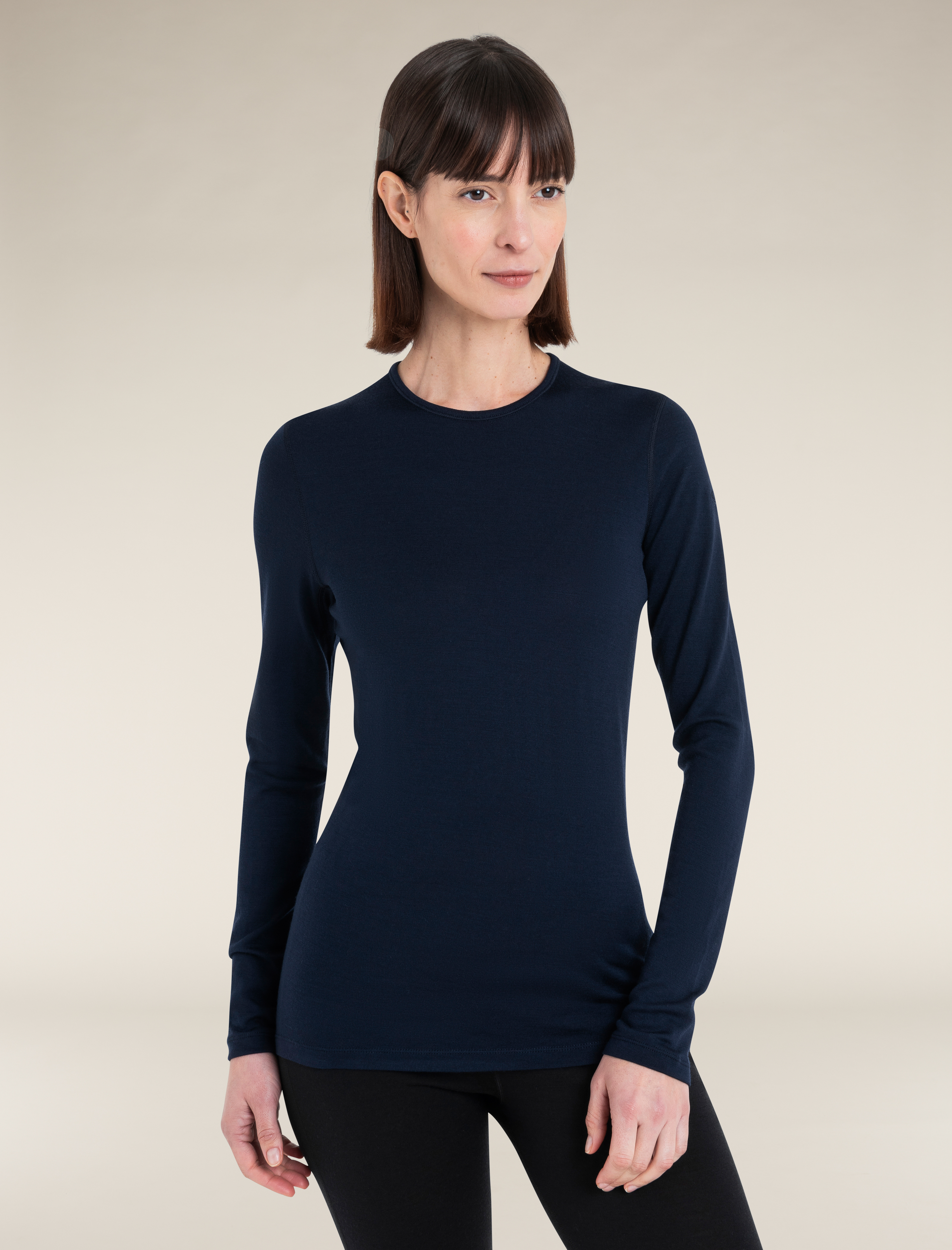 Icebreaker MERINO 260 TECH LS CREWE - Long sleeved top - earth