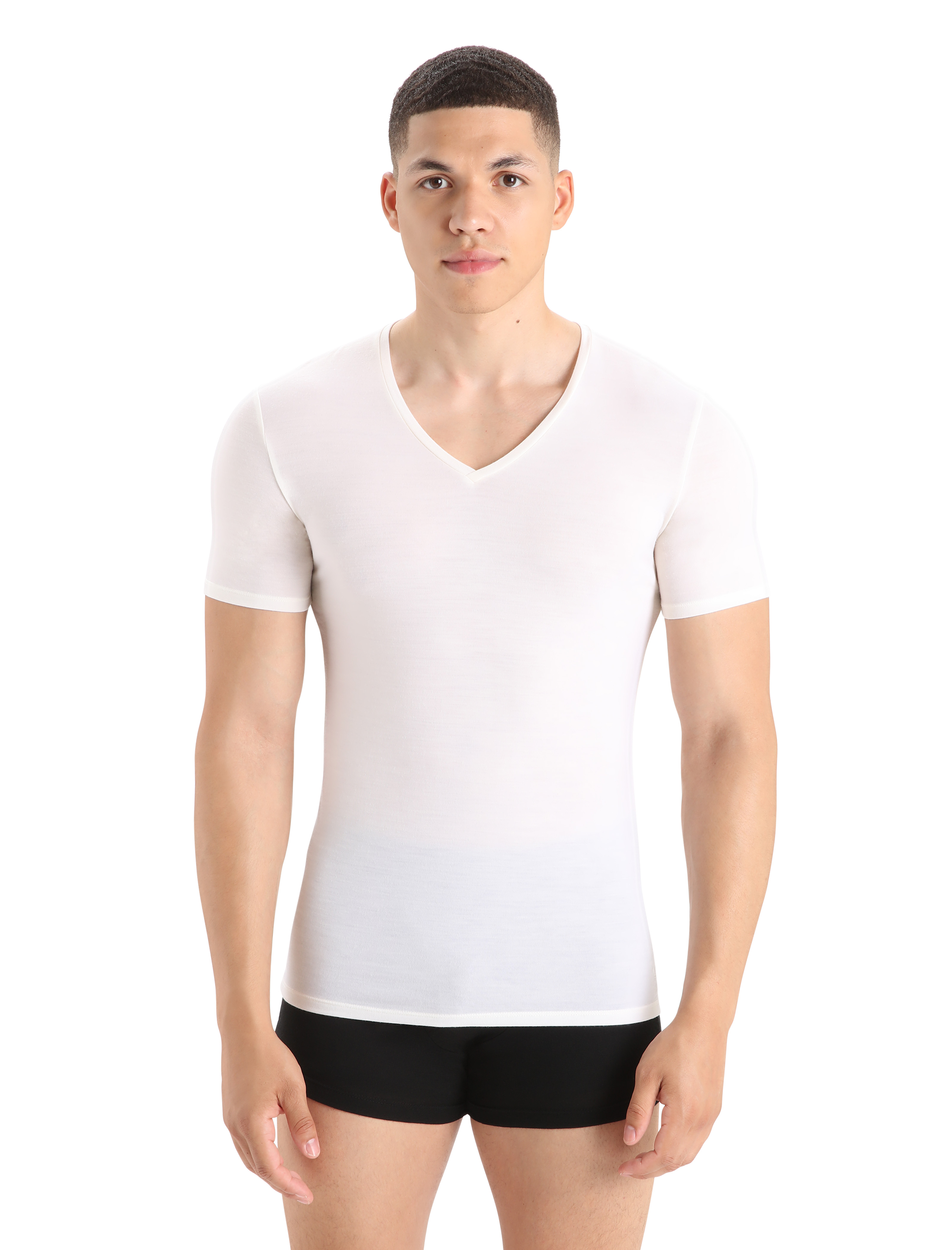 Merino Anatomica Short Sleeve V Neck T-Shirt - Icebreaker (CA)