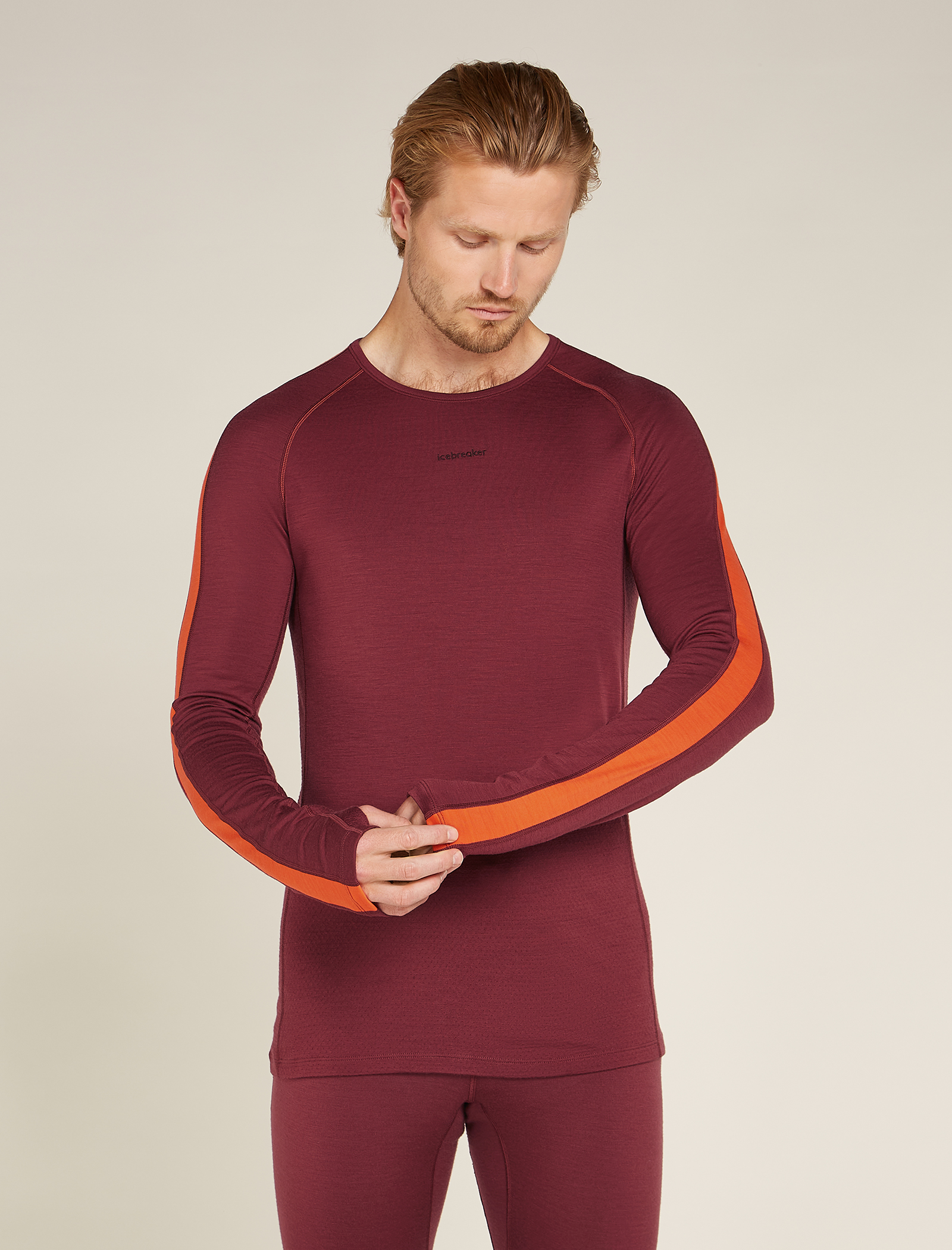 【U LAN】Slow layered warmer long sleeves LANBAOSI 2 Pack Thermal Shirts for Men - Crewneck Long