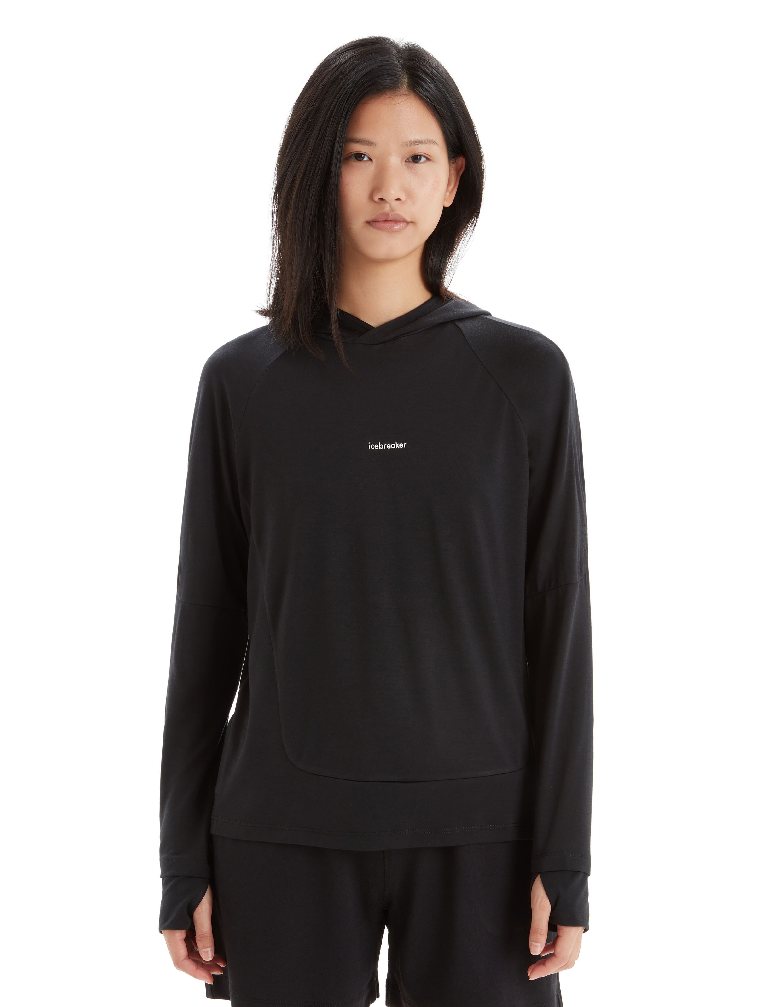 125 Cool Lite Merino Blend Sphere Long Sleeve Hoodie Icebreaker CA