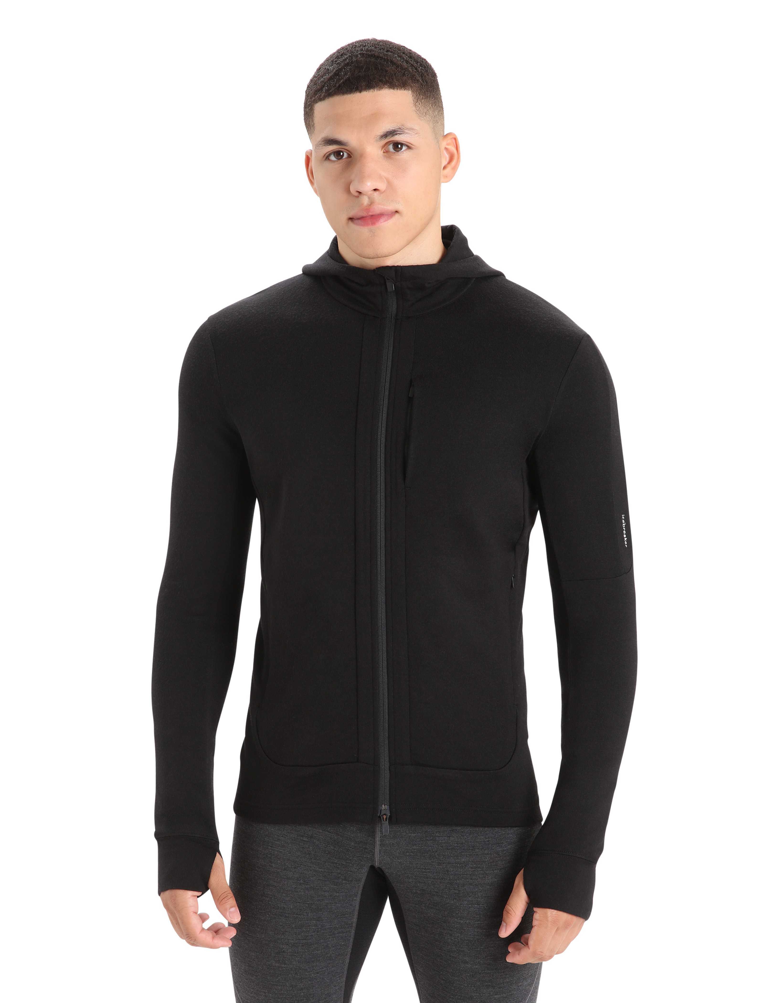 Merino Quantum III Long Sleeve Zip Hoodie - Icebreaker (US)