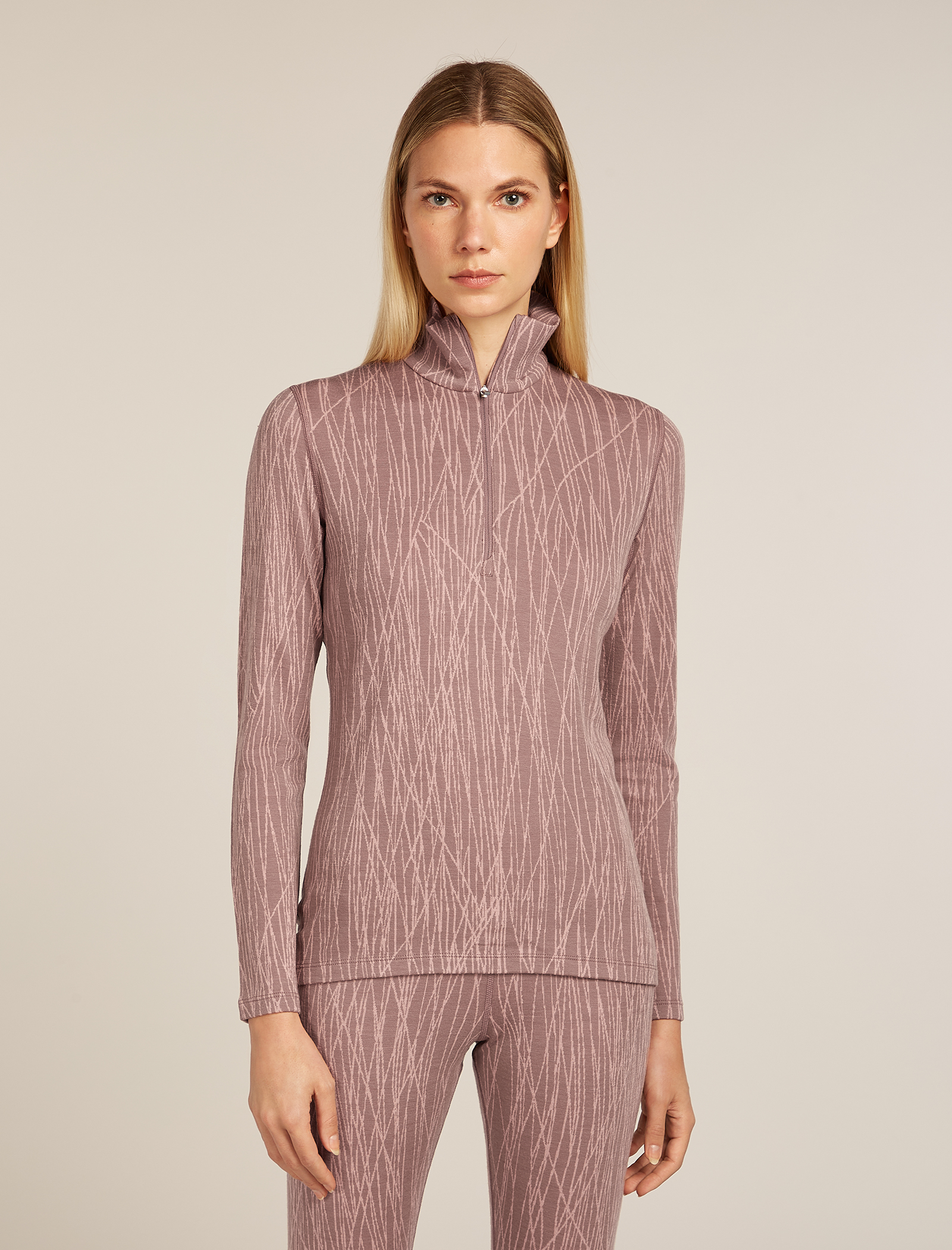 Top termiczny z wełny merino 260 Tech Vertex Delta Lines z