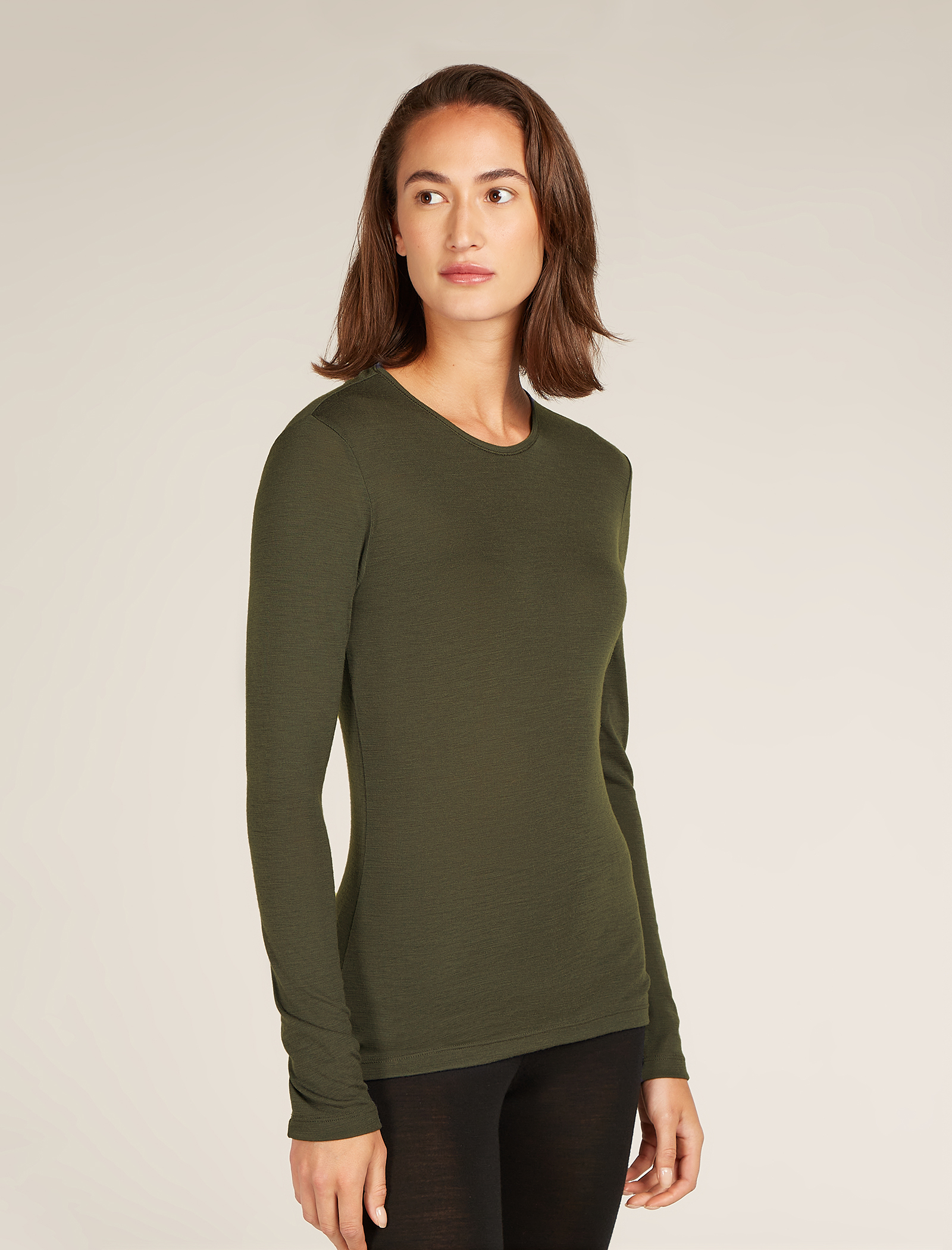 Icebreaker Merino Womens 175 Everyday Cold Weather Base Layer Thermal Long  Sleeve Crewneck T-Shirt : : Clothing, Shoes & Accessories