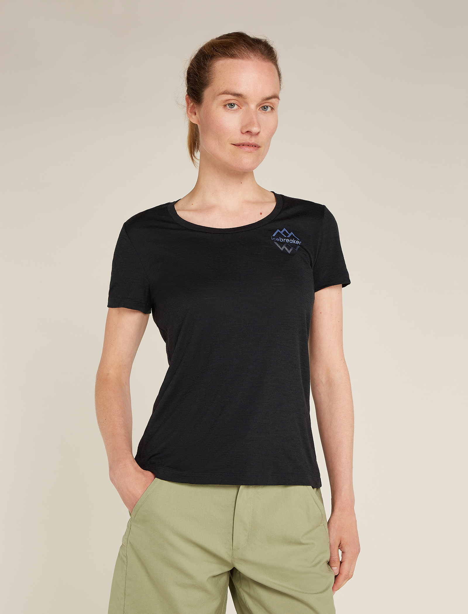 Women's Merino 150 Tech Lite III Scoop T-Shirt IB Logo