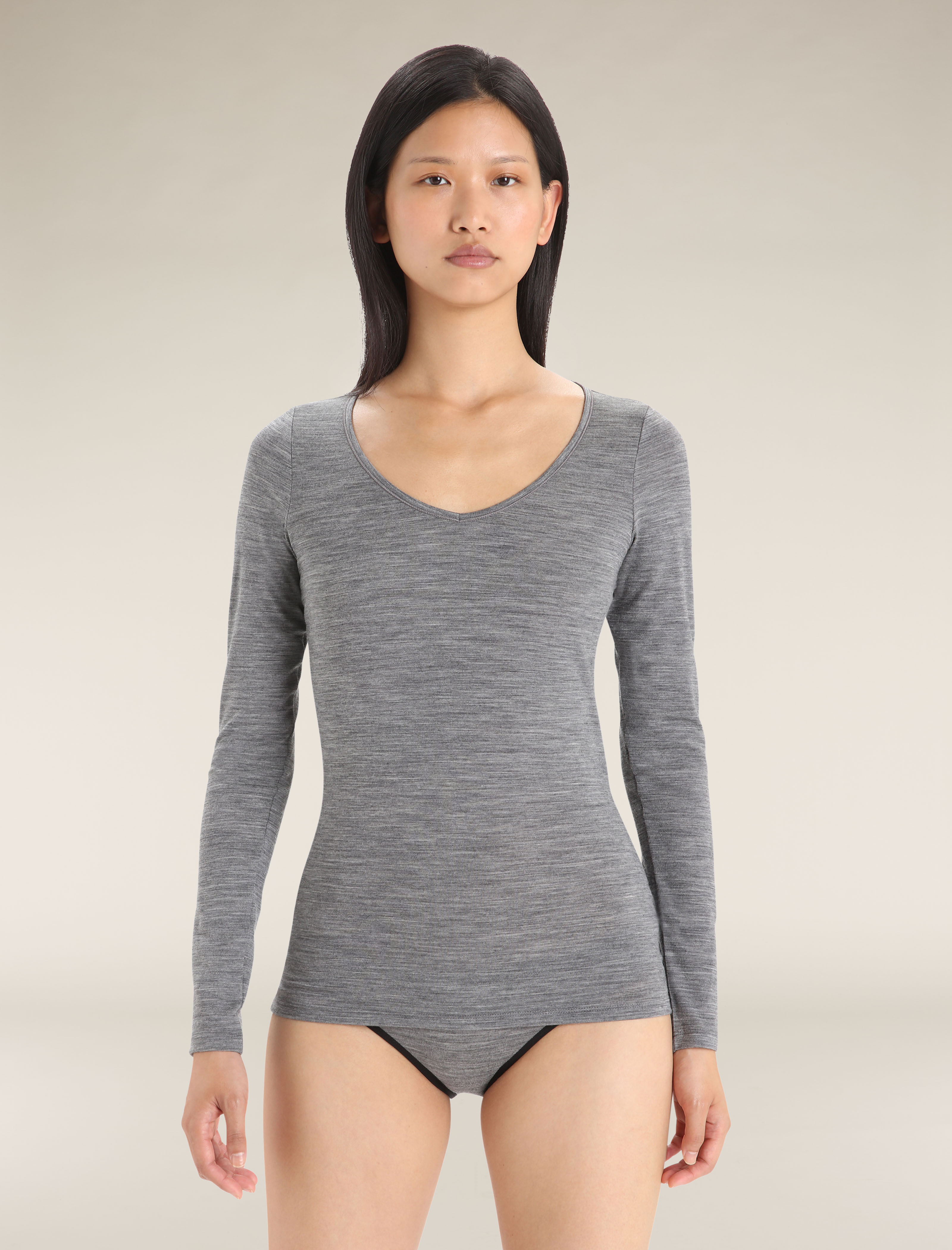 Merino Siren Long Sleeve Sweetheart Top - Icebreaker (CA)