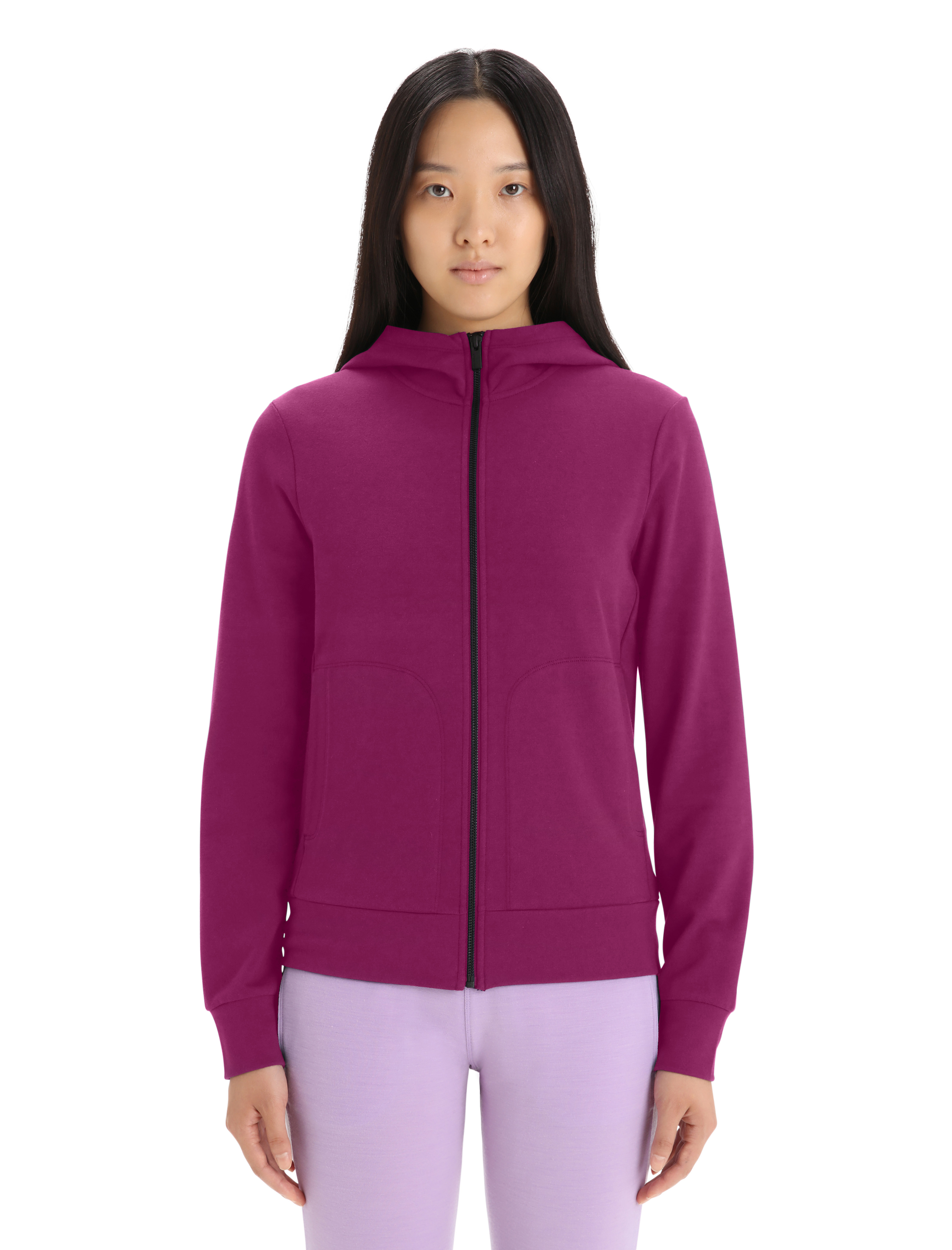 Merino Central Classic Long Sleeve Zip Hoodie Icebreaker US
